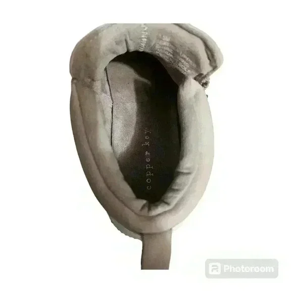 Copper key womens side zip sneaker booties! - Picture 5 of 6